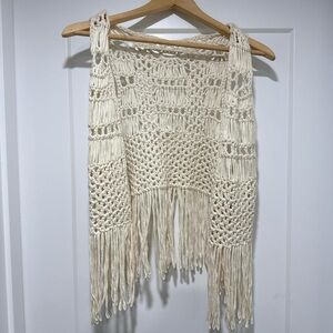 Crochet Fringe Vest